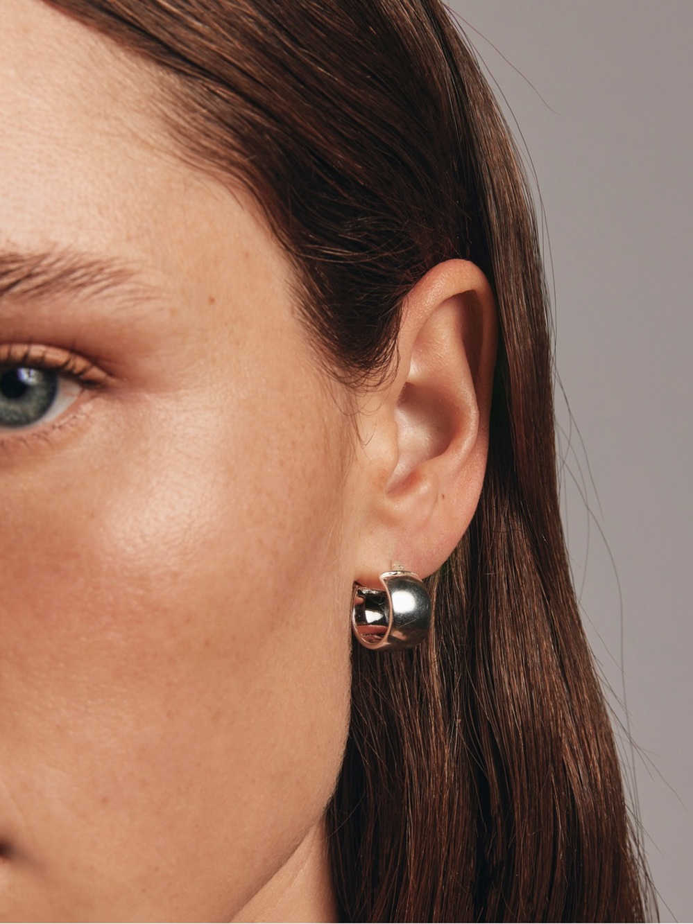 10 mm Sterling Silver Hoop Earrings